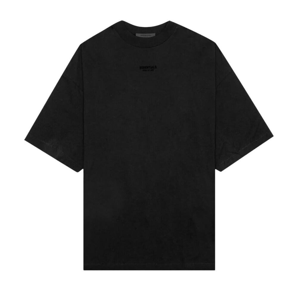 Fear of God Essentials Tee 'Jet Black' (OVERSIZED)